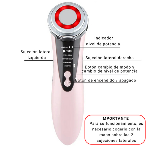 Masajeador facial 4 en 1. Tratamiento en casa BEAUTY™